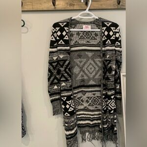 Justice size 10 cardigan